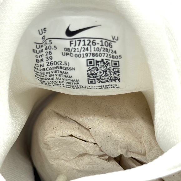 Nike Womens Free Metcon 6 White Pink Shoes Sz 9 New Sneaker FJ7126-106 - Picture 5 of 11